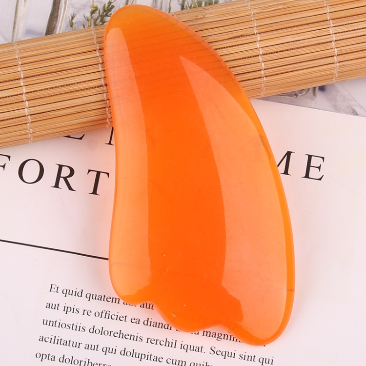 

10 PCS Resin Scraping Sheet Massage Facial Tendon Stick Beauty Salon Shave Board Acupuncture Pen, Color Classification: Resin Yellow Triangle