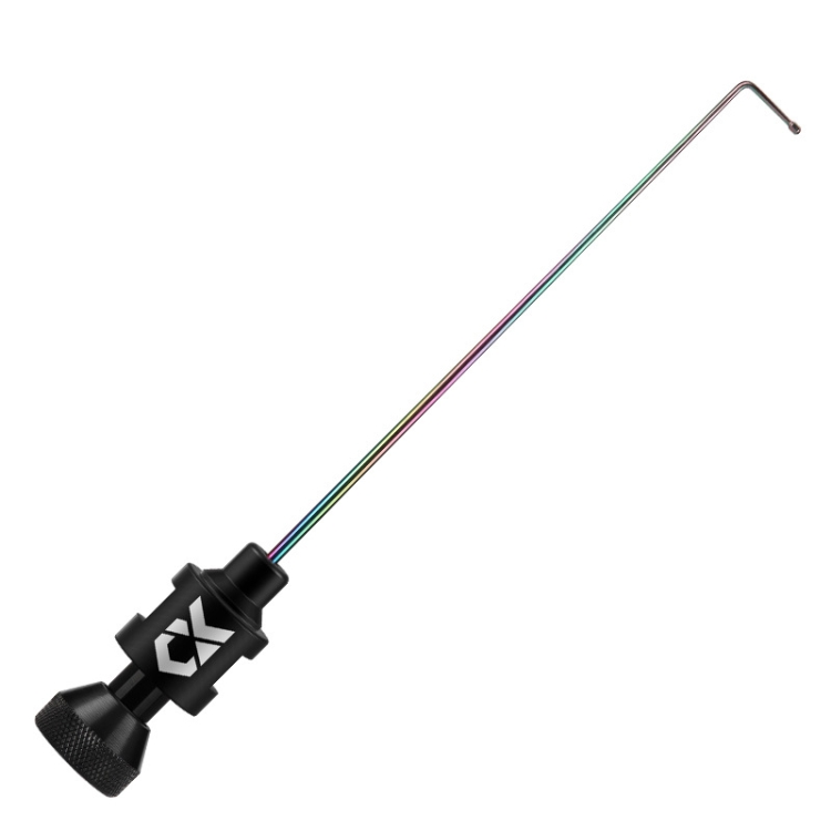 

2 PCS CX Decoupling Device Stainless Steel Needle Crucian Fish Platform Fishing Guard(4.0mm Black)