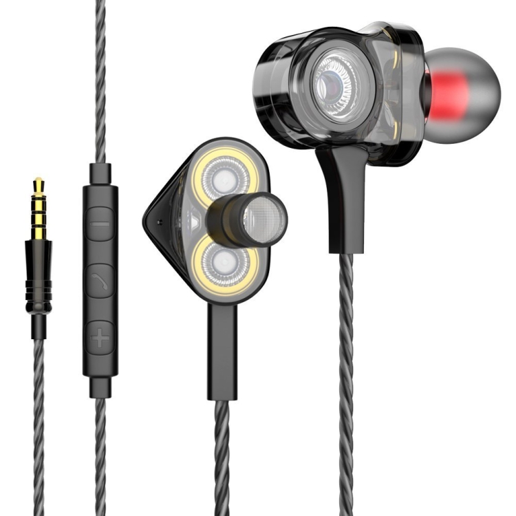 

INTO-I8 In-Ear Universal Wired Noise Reduction Wire-Controlled Earphone