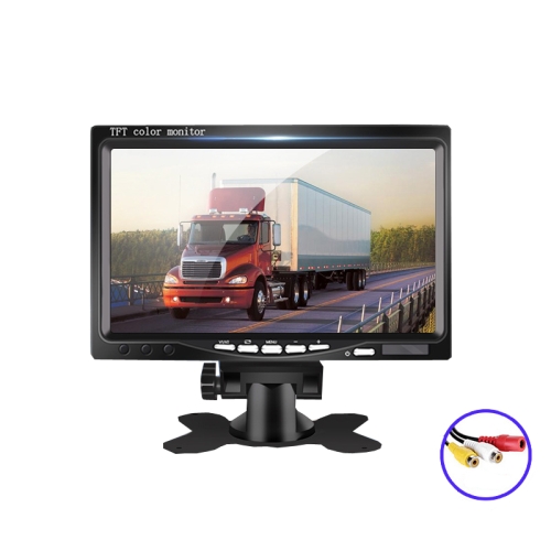 

YB-700A 7 Inch Car Display Truck Car Reversing Image HD Monitoring Bus Reversing Display, Specification: AV Interface(800 x 480)