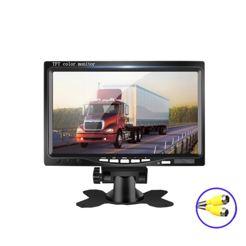 

YB-700A 7 Inch Car Display Truck Car Reversing Image HD Monitoring Bus Reversing Display, Specification: Aviation Interface(800 x 480)