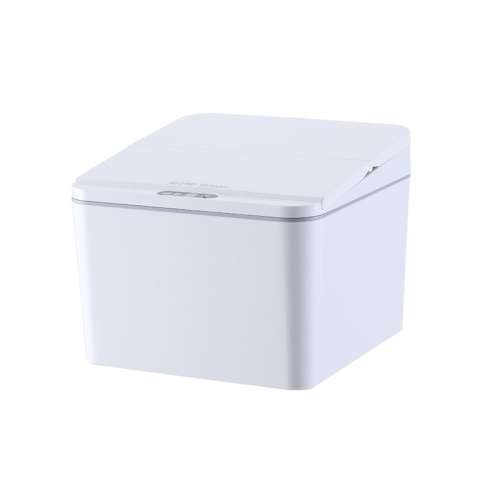 

EXPED SMART Desktop Smart Induction Electric Storage Box Car Trash Can, Colour: 4L Battery Version (White)