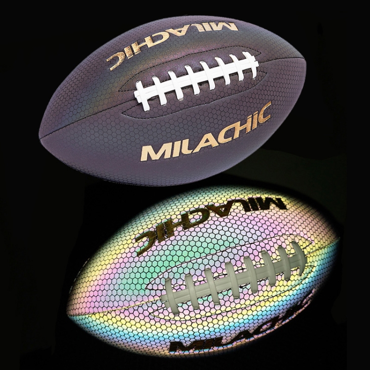 

MILACHIC Fluorescent Reflective PU Material American Football(Number 9)