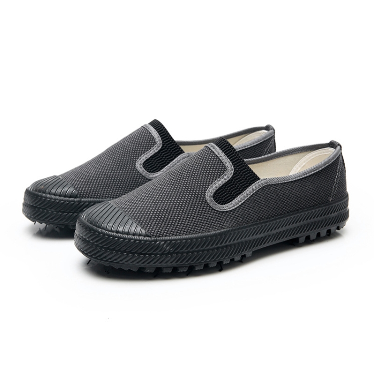 

LuTai Men Labour Protection Work Shoes Farmland Harvesting Wear-Resistant Rubber Sole Shoes, Size: 39(Gray)