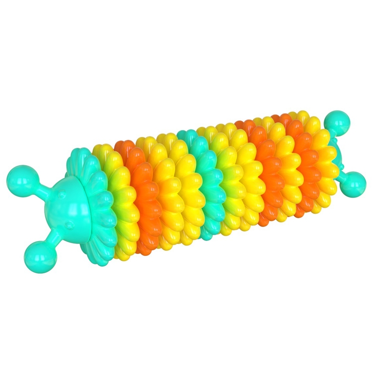 

2 PCS Dog Molar Stick Pet Supplies Dog Toy Caterpillar Dog Toothbrush(Lake Blue)