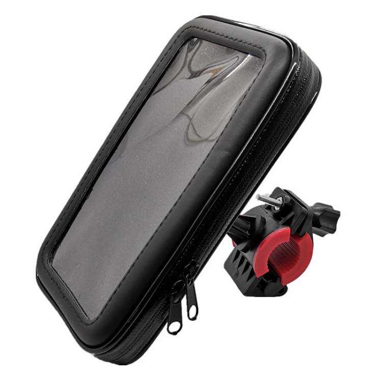 

Outdoor Riding Motorcycle Bicycle Waterproof Mobile Phone Bracket,Style: Bicycle 6.3 inch Black