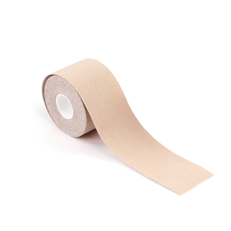 

2 PCS Chest Stickers Sports Tape Muscle Stickers Elastic Fabric Nipple Stickers, Specification: 7.5cm x 5m(Light Skin Color)
