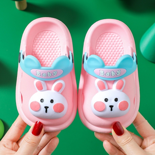 

H12 Children Cave Shoes Cartoon Soft Bottom Anti-Skating Beach Shoes Baby Sandals Slippers, Size: 160 15.5cm Inner Length(Pink)