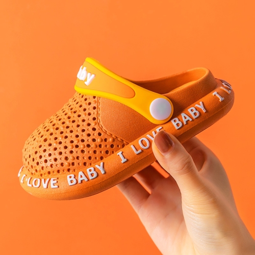 

Children Cave Shoes Summer Soft Bottom Non-Slip Baby Slippers, Size: 26-27 18cm Inner Length(Orange)