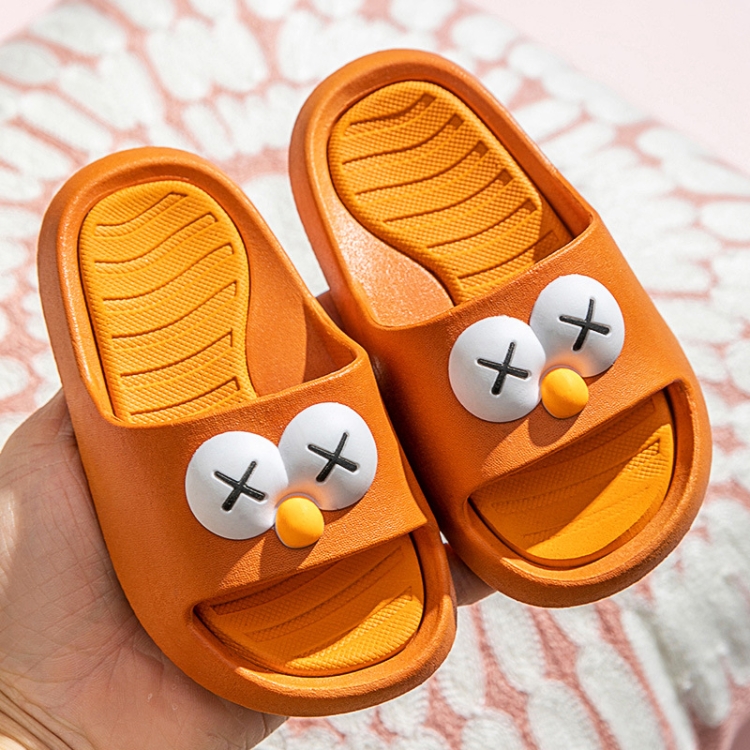 

Children Slippers Indoor Household Bathroom Non-Slip Baby Sandals Slippers, Size: 26-27 18cm Inner Length(Orange)