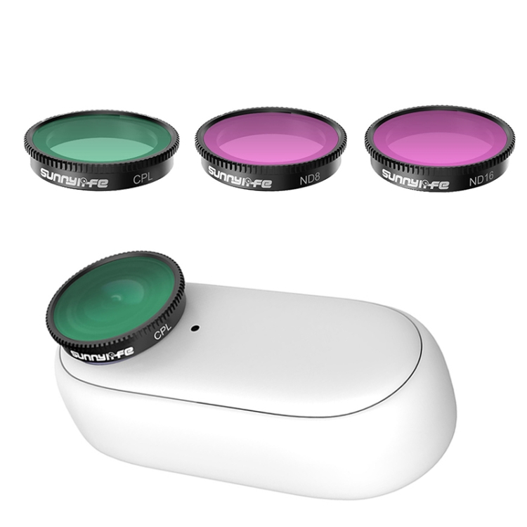 

Sunnylife Sports Camera Filter For Insta360 GO 2, Colour: 3 in 1 CPL+ND8+ND16
