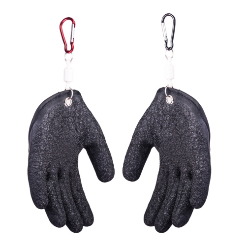 

1 Pair Anti-Skid Catch Fish Latex Gloves Stab-resistant Waterproof Fishing Gloves, Specification: Left+Right+Magnetic Buckles