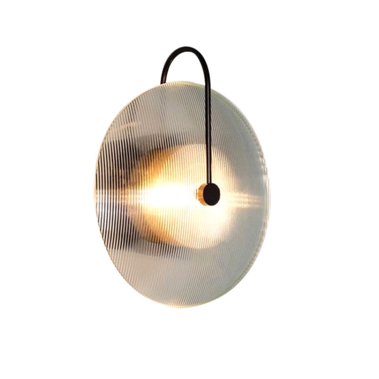 

LED Glass Wall Light Corridor Light Three-color light(Black)