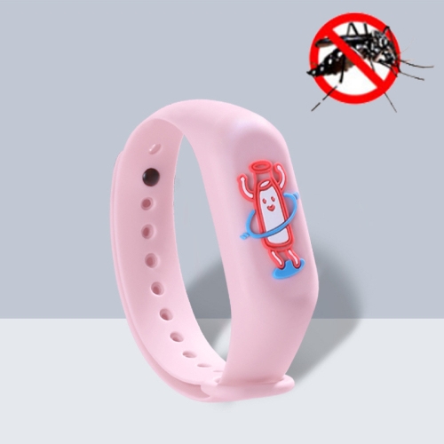 

2 PCS Cartoon Mosquito Silicone Sticker Summer Mosquito Repellent Bracelet, Specification: Milk Bottle Powder