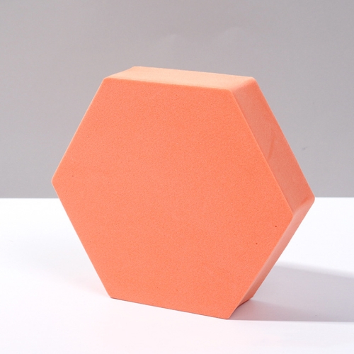 

8 PCS Geometric Cube Photo Props Decorative Ornaments Photography Platform, Colour: Large Orange Hexagon