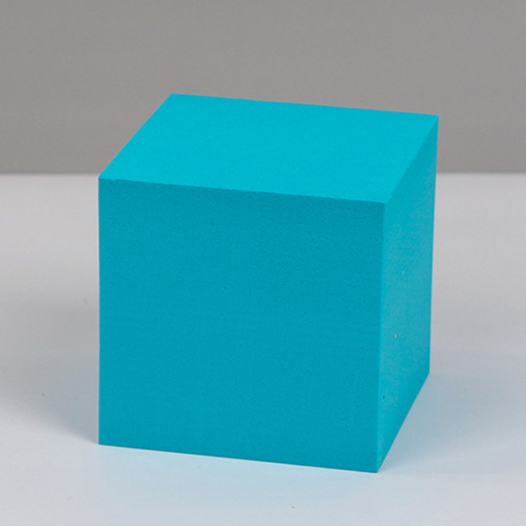

8 PCS Geometric Cube Photo Props Decorative Ornaments Photography Platform, Colour: Large Lake Blue Square