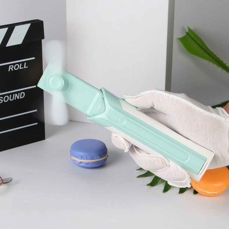

Multi-Function Portable Hand-Held USB Charging Small Fan(Green)