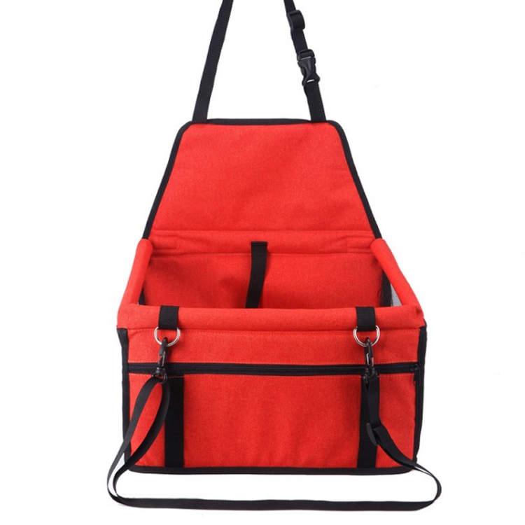 

Pet Car Bag Cat & Dog Breathable Car Interior Waterproof Wear Pad(Matte Red)