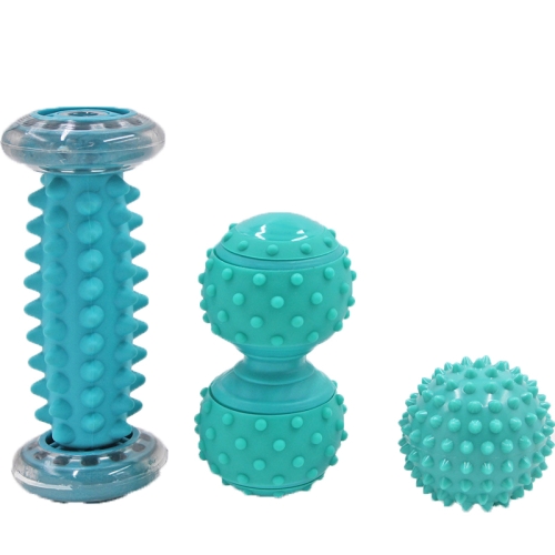 

Massage Ball Plantar Fascia Ball Muscle Relaxation Fitness Ball Hand Holding Ball,Style: Green Foot Bottom + Bump Peanut Ball + 7cm Tattan