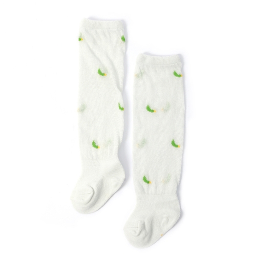 

6 Pairs Baby Stockings Anti-Mosquito Thin Cotton Baby Socks, Toyan Socks: M 1-3 Years Old(Light Green Cucumber)