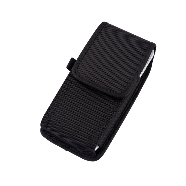 

2 PCS Men Oxford Nylon Fabric Wear Belt Bag Mobile Phone Pocket For 5.2-5.5 inch Phones(Black)