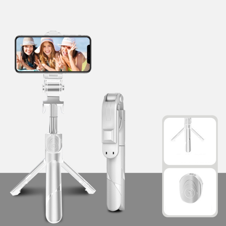 

Bluetooth White XT02 360-Degree Rotating Multi-Function Retractable Mobile Phone Selfie Stick To Shoot Live TV Drama Tripod