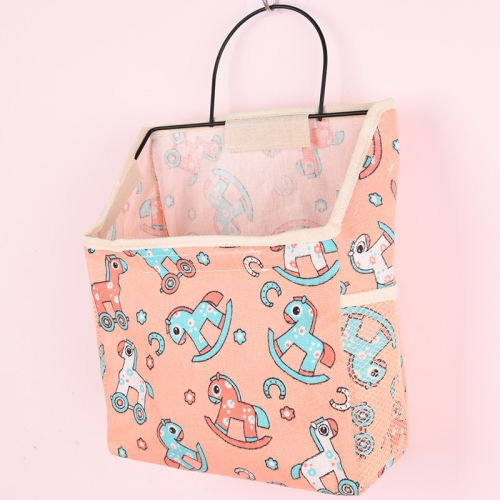 

2 PCS Waterproof Cotton Linen Art Storage Hanging Bag(Tip)