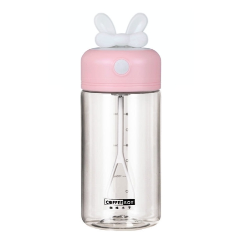 

Coffee Boy Automatic Electric Stirring Cup Portable Shake Cup Sport Bottle, Capacity: 380ml(Rabbit Ears)