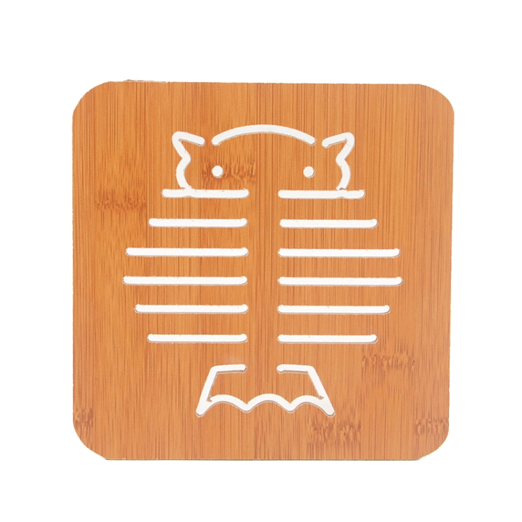 

20 PCS Density Board Insulation Pad Mesh Pad Kitchen Hollow Dish Pan Cushion Large Placemat (Owl)