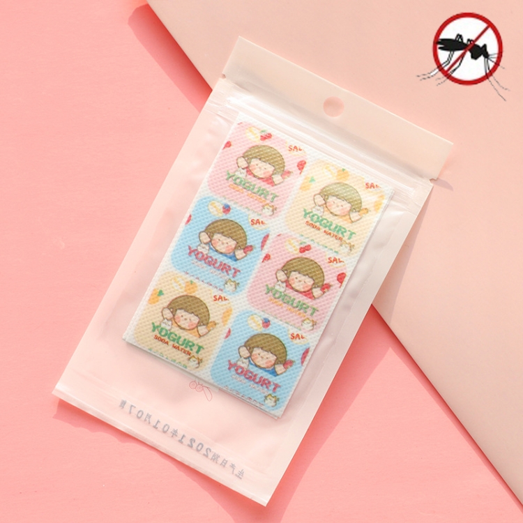 

10 Packs Solid Essential Oil Patch Mosquito Repellent Patch Baby Outdoor Anti-Mosquito Sticker(Yogurt)