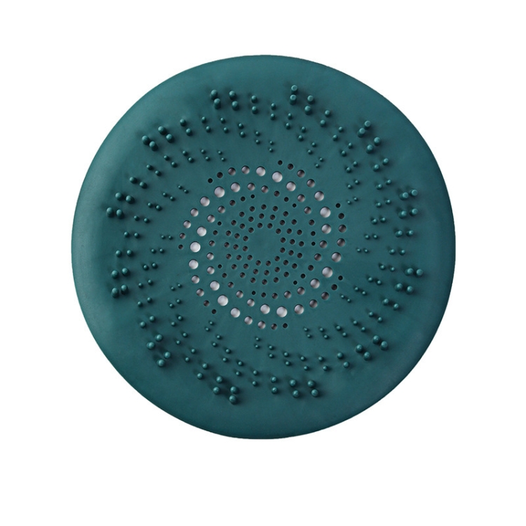 

10 PCS Sink Anti-Blocking Silicone Floor Leak Bathroom Drainage Port Anti-Blocking Filter Sewer Port Filter(Green)