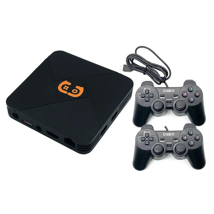 

G5 Magic Box TV Home Game Machine Arcade Online Game Box, US Plug, with Wired Controllers 64G