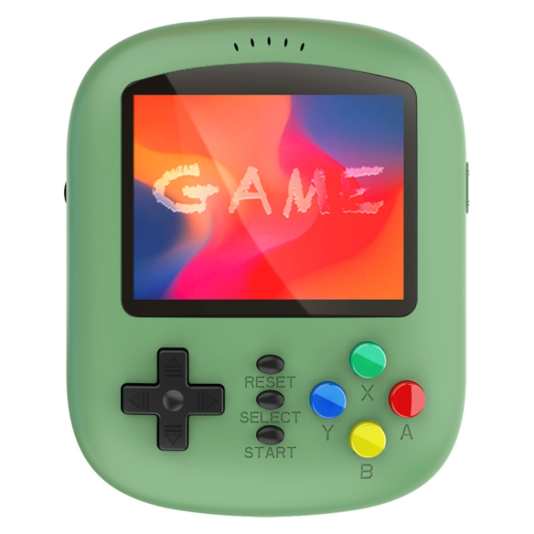 

K21 2.8 Inch Screen Mini Retro Handheld Game Console For Kids Built-In 620 Games Support TV Output, Sing-Green