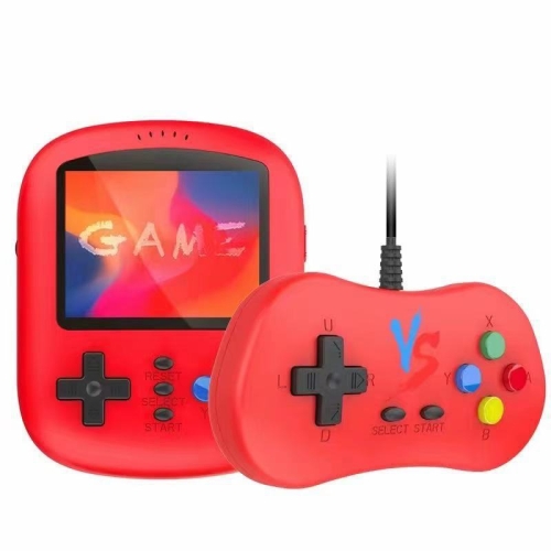 

K21 2.8 Inch Screen Mini Retro Handheld Game Console For Kids Built-In 620 Games Support TV Output, Double Players-Red