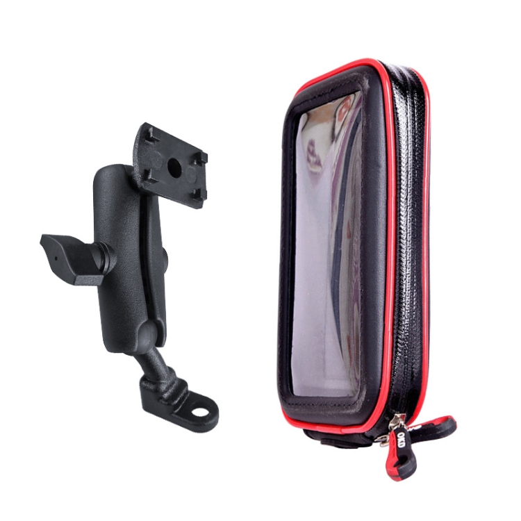 

OKD Motorcycle Waterproof Mobile Phone Waterproof Bracket Bag, Style: Big Bag+Bracket(Upgrade Version)