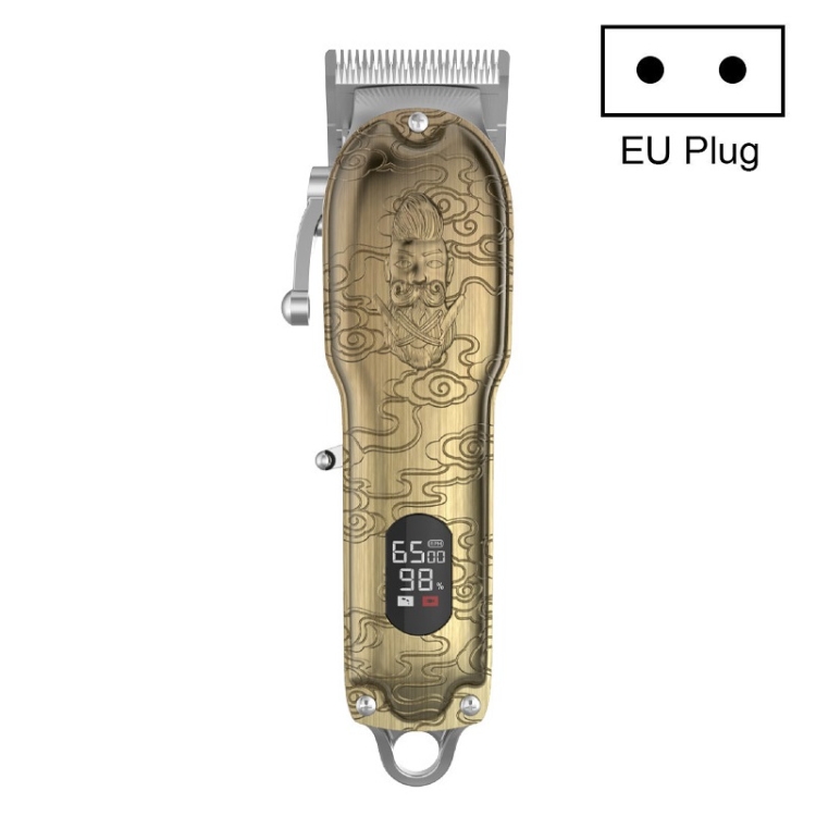 

RESUXI Retro Piaget Hair Clipper LCD Digital Display High-Power Hair Clipper(EU Plug)