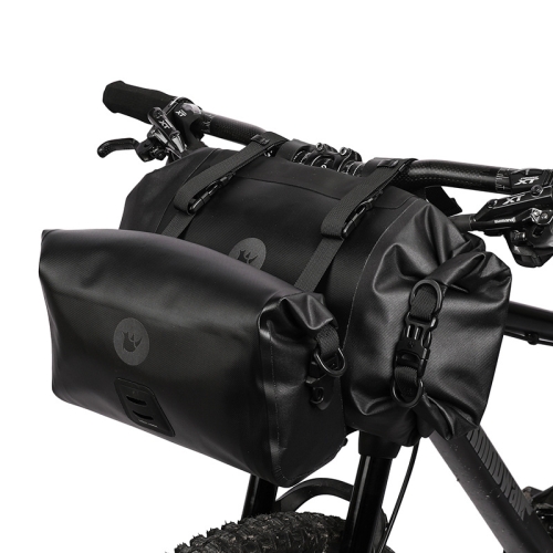 

Rhinowalk X21998 Full 12L Waterproof Large Capacity Front Hanging Bag Off-Road Long-Distance Cycling Bag(Black)