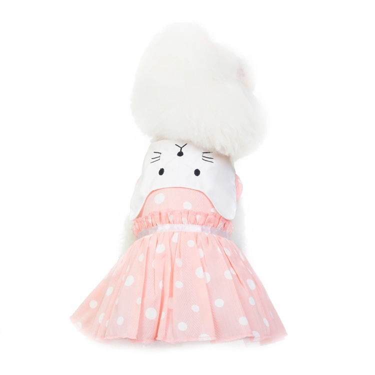 

Pet Clothing Dog Cat Dress Spring And Summer Pet Skirt, Size: S(Pink)