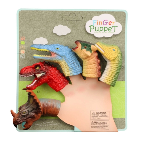 

Children Early Education Finger Doll Set Animal Parent-Child Interactive Puppet Toy(KB10 Dinosaur)