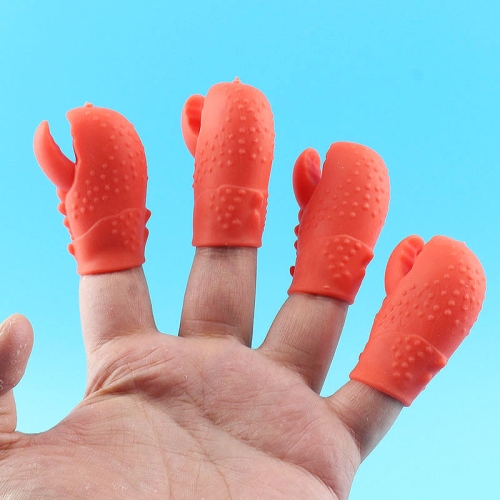 

12 PCS TPR Soft Rubber Small Animal Finger Dolls Kindergarten Crab Pliers Mini Finger Toys