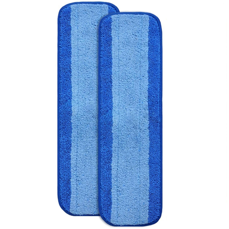 

2 PCS Fiber Mop Cleaning Pad Wet And Dry Flat Mop Cloth Suitable For Bona Series