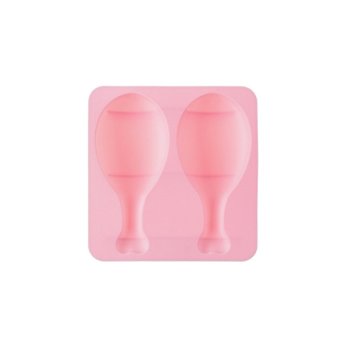 

3 PCS Chicken Drumstick Silicone Ice Tray Mold Chocolate Baking Mold Complementary Food Making Baking Pan(Pink)