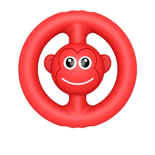 

2 PCS Decompression Gripper Men And Women Exercise Fingers To Vent Silicone Educational Toys Vocal Decompression Screaming Monkey(Red)