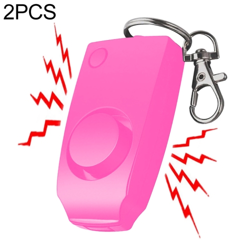 

YY701 2 PCS Women Personal Safety Protection Alarm Emergency Alarm For The Elderly & Children(Pink)