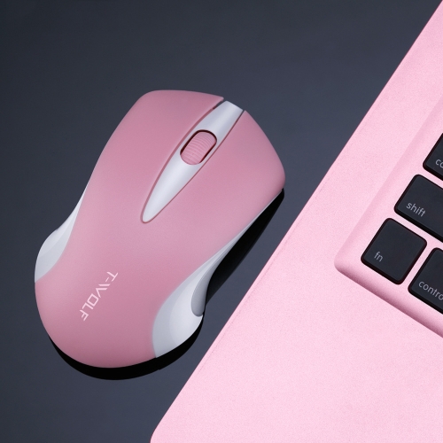 

T-WOLF Q2 3-Buttons 1200 DPI 2.4GHz Wireless Mouse(Pink)