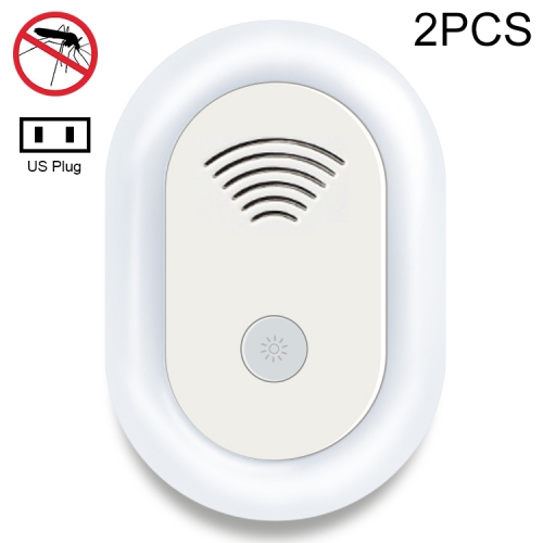 

2 PCS Ultrasonic Insect Repellent Night Light Mosquito Killer, Product specifications: US Plug(Icon)