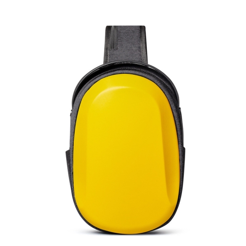 

WEIXIER 197 Single Shoulder Bag Men Messenger Bag Anti-Splash Locomotive Casual Chest Bag(Lemon Yellow)