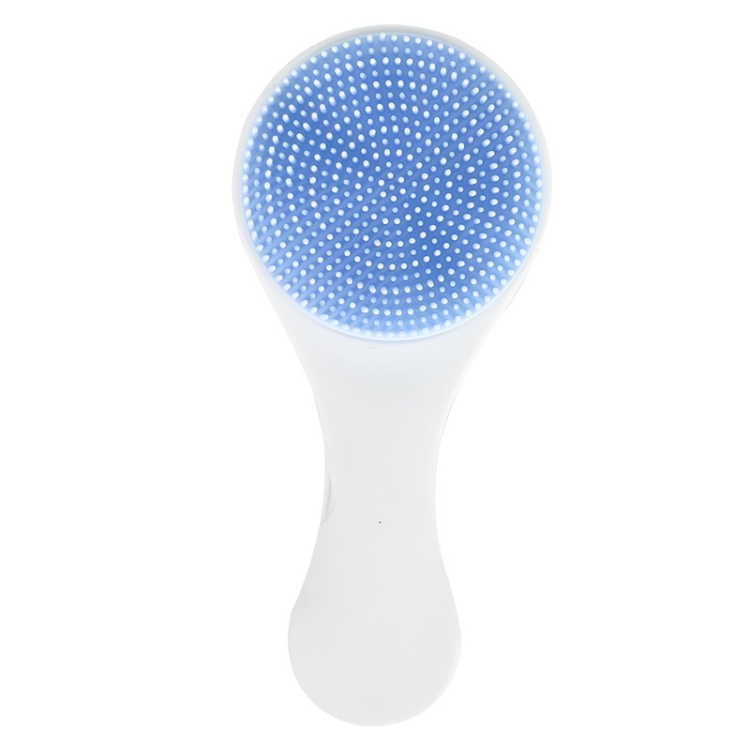 

Baby Silicone Shower Massage Brush Multifunctional Shampoo Brush with Comb(Sky Blue)