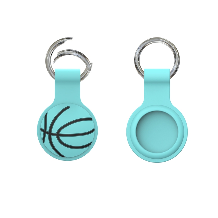 

2 PCS Cartoon Basketball Anti-lost Silicone Protection Case Cover For AirTag(Blue)