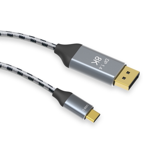 

Braided 2m 8K USB-C / Type-C To DisplayPort1.4 Adapter Connect Cable